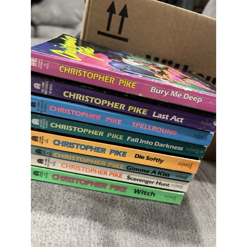 Christopher Pike Vintage Paperback Lot 8 Archway 1988-1991 Horror YA Original